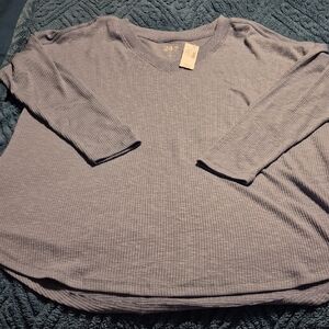 NWT Maurices 24/7 V Neck Top Sz XL